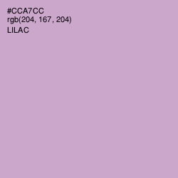 #CCA7CC - Lilac Color Image