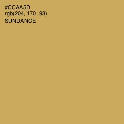 #CCAA5D - Sundance Color Image