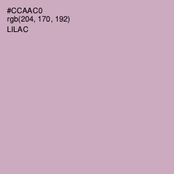 #CCAAC0 - Lilac Color Image