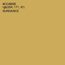 #CCAB5B - Sundance Color Image