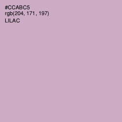 #CCABC5 - Lilac Color Image