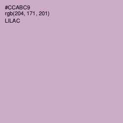 #CCABC9 - Lilac Color Image