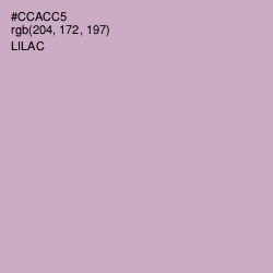 #CCACC5 - Lilac Color Image