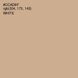 #CCAD8F - Indian Khaki Color Image