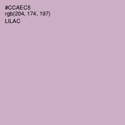 #CCAEC5 - Lilac Color Image