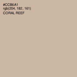 #CCB6A1 - Coral Reef Color Image