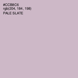 #CCB8C6 - Pale Slate Color Image
