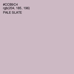 #CCB9C4 - Pale Slate Color Image