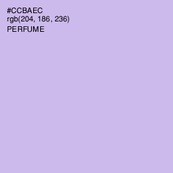 #CCBAEC - Perfume Color Image