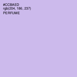 #CCBAED - Perfume Color Image