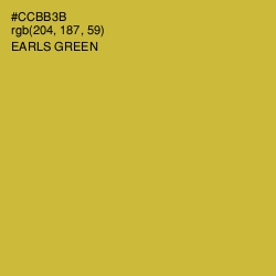 #CCBB3B - Earls Green Color Image