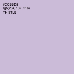 #CCBBD8 - Thistle Color Image
