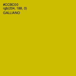 #CCBC00 - Galliano Color Image