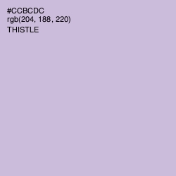 #CCBCDC - Thistle Color Image