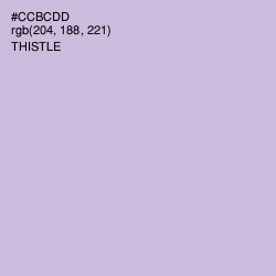#CCBCDD - Thistle Color Image
