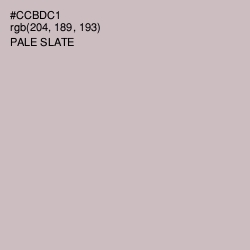 #CCBDC1 - Pale Slate Color Image