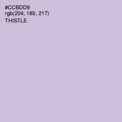 #CCBDD9 - Thistle Color Image