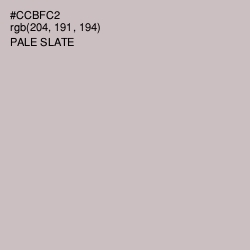 #CCBFC2 - Pale Slate Color Image