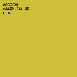 #CCC038 - Pear Color Image