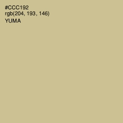 #CCC192 - Yuma Color Image