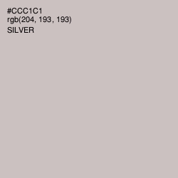 #CCC1C1 - Silver Color Image