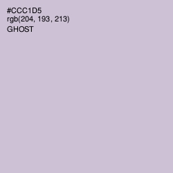 #CCC1D5 - Ghost Color Image