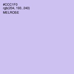 #CCC1F0 - Melrose Color Image