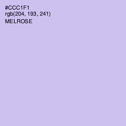 #CCC1F1 - Melrose Color Image