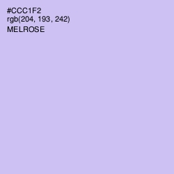 #CCC1F2 - Melrose Color Image