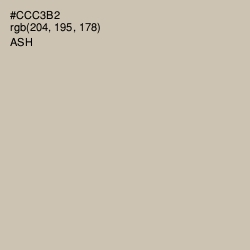 #CCC3B2 - Ash Color Image
