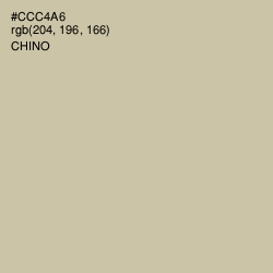 #CCC4A6 - Chino Color Image