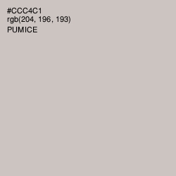 #CCC4C1 - Pumice Color Image