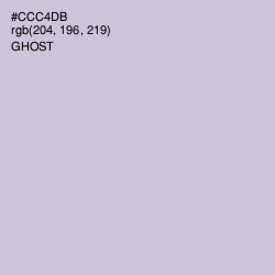 #CCC4DB - Ghost Color Image