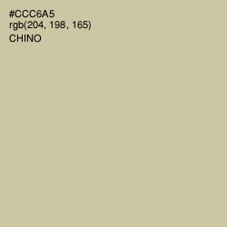 #CCC6A5 - Chino Color Image