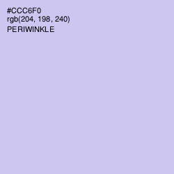 #CCC6F0 - Periwinkle Color Image