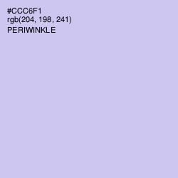 #CCC6F1 - Periwinkle Color Image