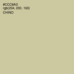 #CCC8A0 - Chino Color Image