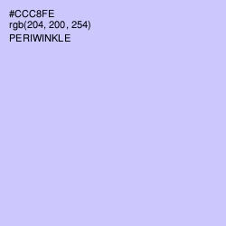 #CCC8FE - Periwinkle Color Image