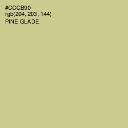 #CCCB90 - Pine Glade Color Image