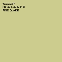 #CCCC8F - Pine Glade Color Image