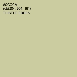 #CCCCA1 - Thistle Green Color Image