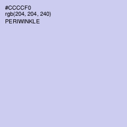 #CCCCF0 - Periwinkle Color Image