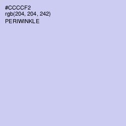 #CCCCF2 - Periwinkle Color Image