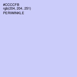 #CCCCFB - Periwinkle Color Image