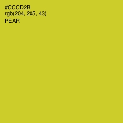 #CCCD2B - Pear Color Image