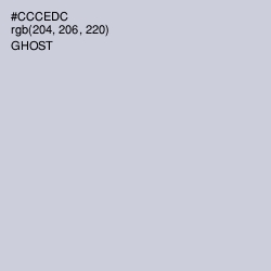 #CCCEDC - Ghost Color Image