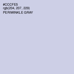 #CCCFE5 - Periwinkle Gray Color Image
