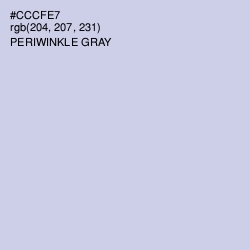 #CCCFE7 - Periwinkle Gray Color Image
