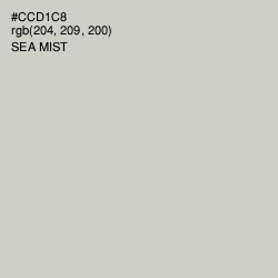 #CCD1C8 - Sea Mist Color Image