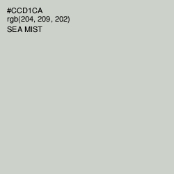 #CCD1CA - Sea Mist Color Image